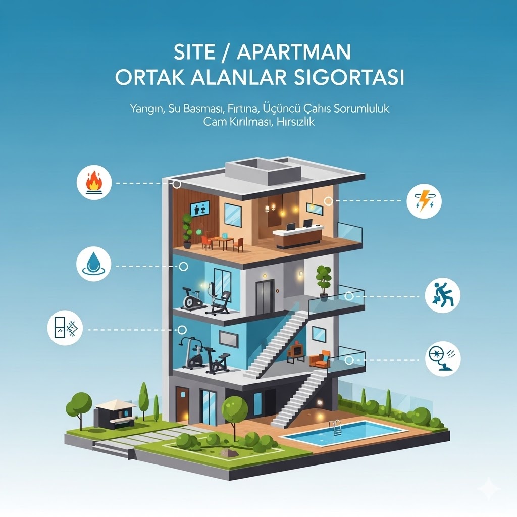 Site / Apartman Ortak Alanlar Sigortası